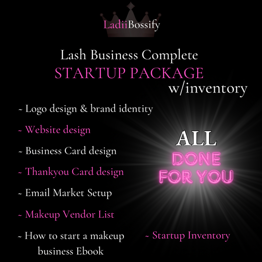 Lash Business Startup Package