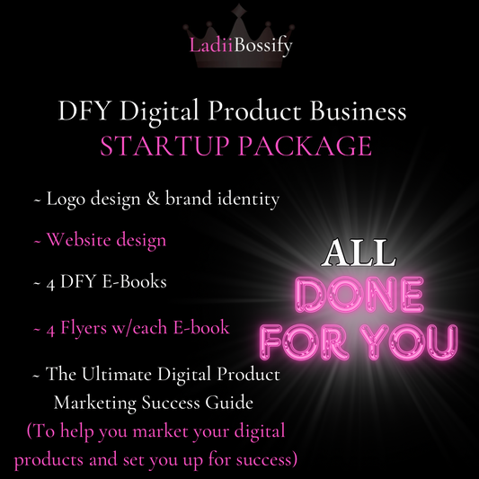 DFY Digital Product Business Startup Package